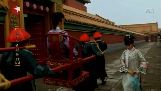 国产电影电视剧，名人气质女王范，抬滑竿轿子