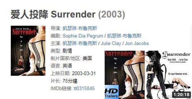 Surrender  Dram 2003爱人投降  女虐男