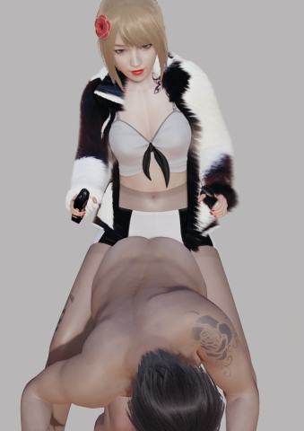 自己制作超逼真3d女王 每个动作都有感觉