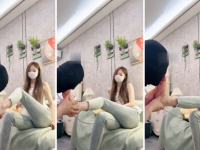 【楚楚】玉足脚下喂食专场