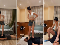 【领主】抽耳光-全体重跳踩