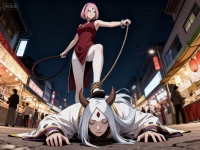 火影同人：小樱和她的母狗们（AI生图仅供娱乐切勿商用）