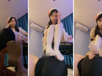 【香芋朱朱】洛丽塔S-白丝踩虐羞辱