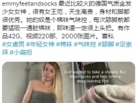 emmyfeetandsocks 欧美棉袜气味控金发少女女神 42G视频220部20...