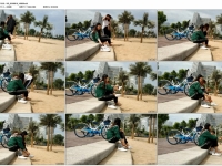 沙滩上岸穿鞋的白袜 玉足MM