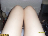 冰点女神车上玩自拍玉腿