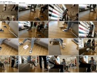 白嫩的船袜玉足 美 女 试穿拖鞋