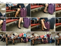 候车室职业装 美 女 ROU SI WA **