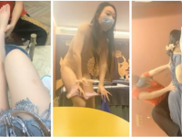 真实SPA按摩店偷\拍❤️男技师给闺蜜做大保健全身推油私...