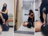 【南月女神】鞭打坐脸窒息-深喉恋足舔