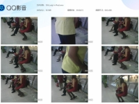 街拍新加坡美女丝袜脚玩高跟鞋片306.Lady in Red