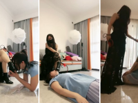 【薇薇】闺蜜突然下跪求做奴