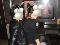 金秋十月黑色女王与狗狗们KTV欢聚加调教。。。。。。。