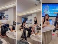 【伊楠】3S-重度戒尺打-脚踩喂食【双视角版】