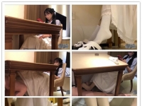 【绝美戌乐女神】最新肉丝桌下摩擦小DD花样吐奶