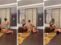 【悠米】镜前羞辱-高跟胯下羞辱