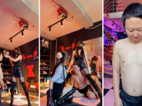 【弱水三千】双S-素人入圈-姐妹花暴揍父子奴【下】