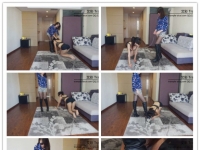 妮可女王黑丝长靴践踏调教女M