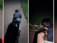 【慕容】户外公开遛人形犬