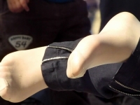 BIG MM 气垫上狂晾 ROU 丝 脚做出各种动作之一