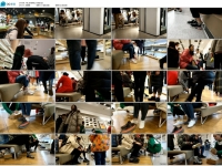 换季鞋柜棉袜试鞋 美 女 合集