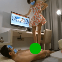 冰城玫姿】酒店踩狗狗贱根