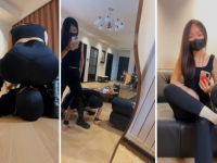 【贺贺】双M-囚禁狗笼-人体烟灰缸